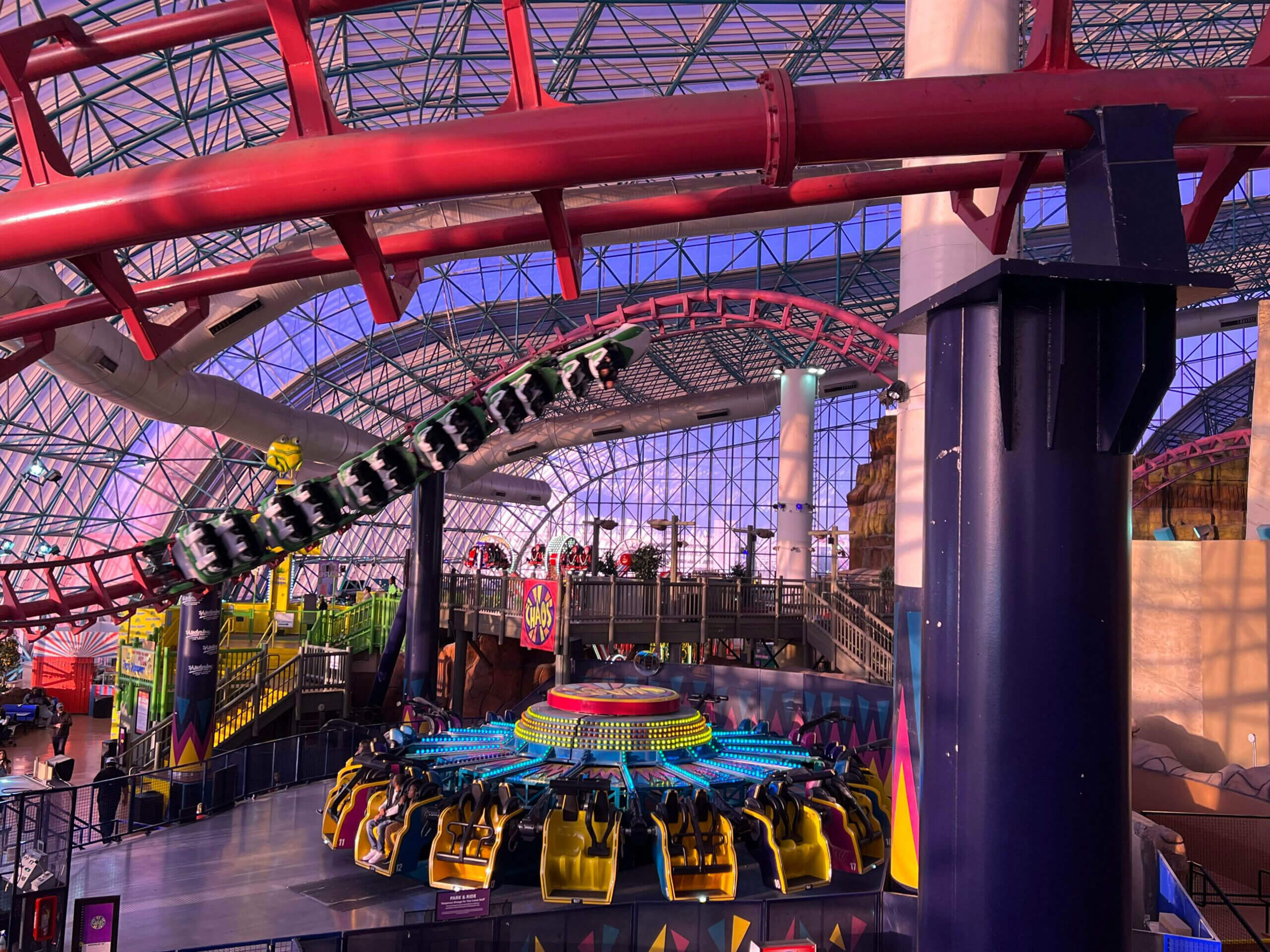 Roller Coaster at the Adventure Dome